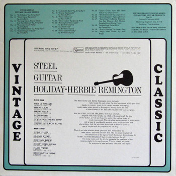 Herb Remington LP Steel Guitar Holiday Herb Remington LP Steel Guitar Holiday