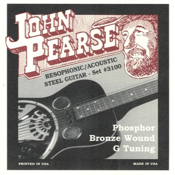 John Pearse #3100 Phosphor Bronze Resophonic/Acoustic John Pearse #3100 Phosphor Bronze Resophonic/Acoustic