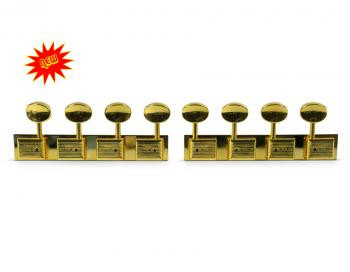 Gold Plated Kluson Tuners - 4 per side for Stringmaster Gold Plated Kluson Tuners - 4 per side for Stringmaster