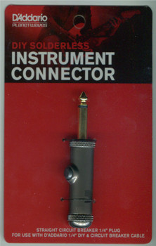 D'Addario DIY 1/4" Circuit Breaker Plug D'Addario DIY 1/4" Circuit Breaker Plug