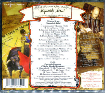 Spanish Steel - Mike Perlowin CD Spanish Steel - Mike Perlowin CD