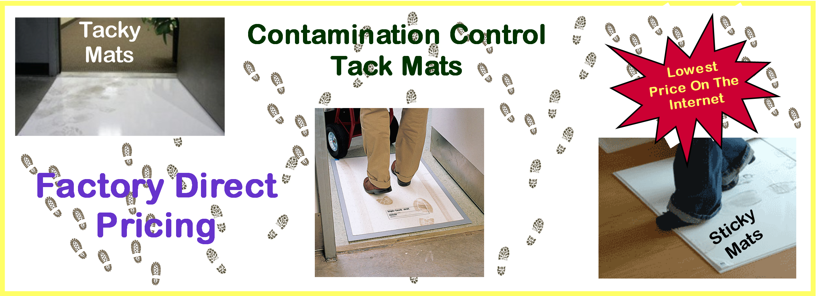 Clean Room Sticky Mat  Contamination Control Mat 