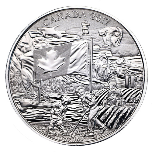 THE SPIRIT OF CANADA - 2017 $3 Pure Silver Coin Canada THE SPIRIT OF CANADA - 2017 $3 Pure Silver Coin Canada