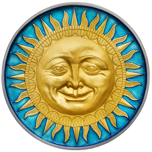SUN Celestial Bodies 2 Oz Silver Coin 5$ Niue 2017 SUN Celestial Bodies 2 Oz Silver Coin 5$ Niue 2017