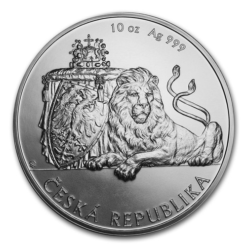 CZECH double-tailed LION - 10 oz Silver Coin Niue 2018 CZECH double-tailed LION - 10 oz Silver Coin Niue 2018