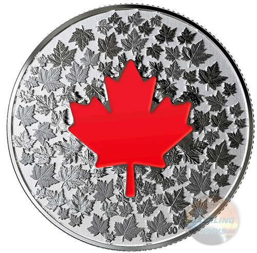 Hearts Aglow - Pure Silver Glow-in-the-Dark Coin Canada 2018 Hearts Aglow - Pure Silver Glow-in-the-Dark Coin Canada 2018