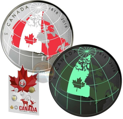 FROM FAR AND WIDE – Coin set with Glow in Dark COIN 2018 Canada FROM FAR AND WIDE – Coin set with Glow in Dark COIN 2018 Canada