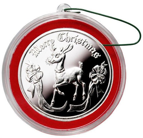 2018 RUDOLPH 1 oz Fine Silver Christmas Round 2018 RUDOLPH 1 oz Fine Silver Christmas Round