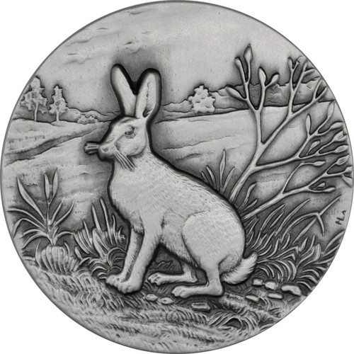Mountain Hare Ultra High Relief 1 oz Silver Coin 2015 Niue Mountain Hare Ultra High Relief 1 oz Silver Coin 2015 Niue