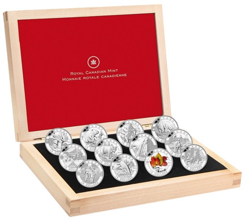 O Canada 12 coins-$10 1/2 oz Silver Coin Set O Canada 12 coins-$10 1/2 oz Silver Coin Set