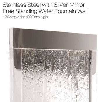 Mirror Wall with Stainless Steel Frame Mirror Wall with Stainless Steel Frame