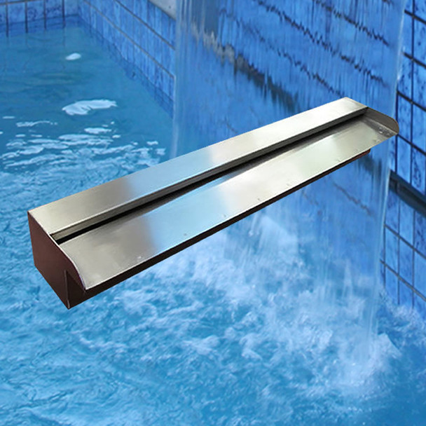 Creat your own Water Feature Water Feature Stainless Steel Spillway