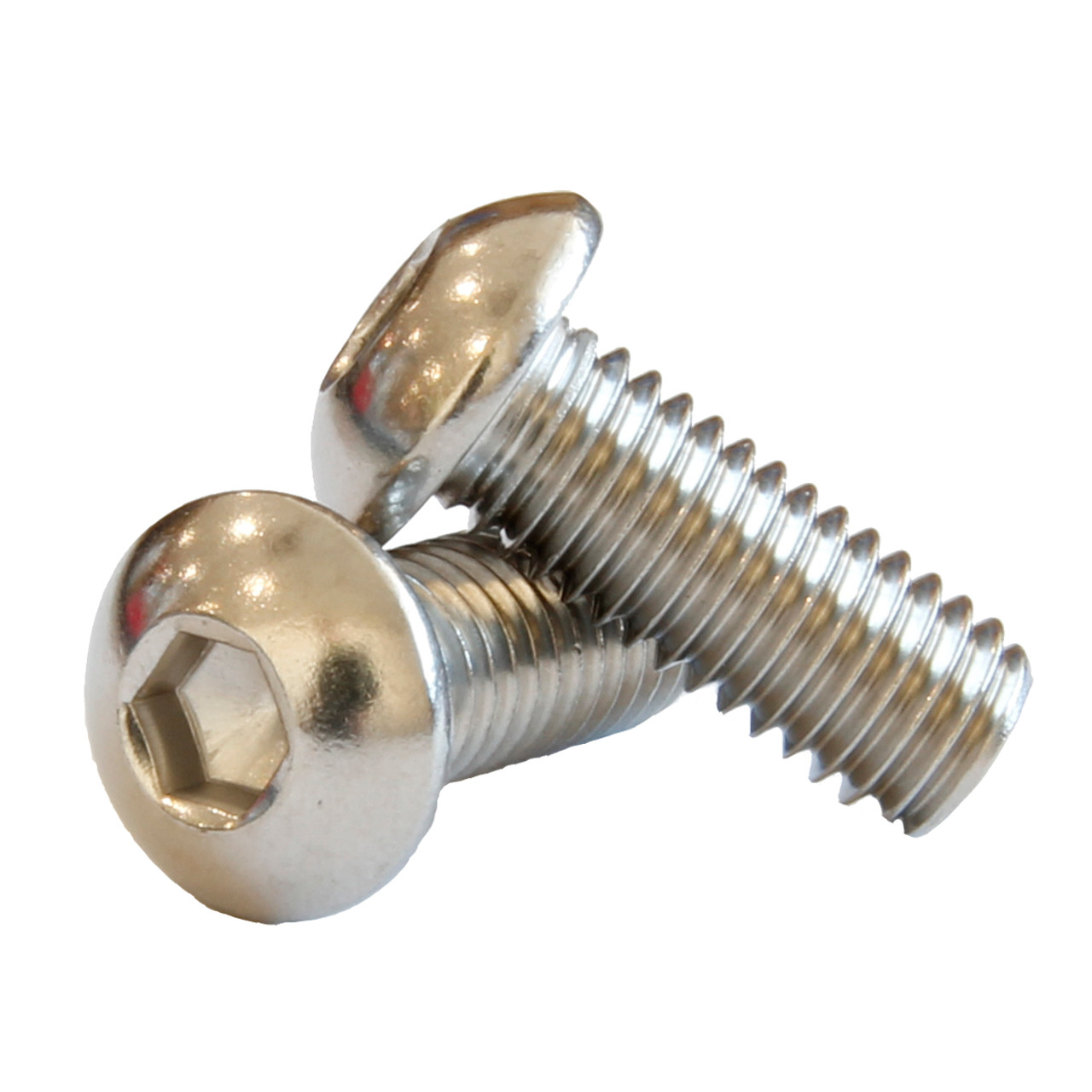 Button Head Socket Screw Stainless 316 M6 100mm X 12mm Classic Fasteners 