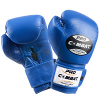 PRO COMBAT Training Gloves with Velcro Closure Blue Color PRO COMBAT Training Gloves with Velcro Closure Blue Color
