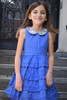 Sophie Catalou Girls Toddler & Kids Blue Darcy Dress 18m-10y Sophie Catalou Girls Toddler & Kids Blue Darcy Dress 18m-10y