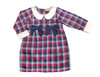 Infant Toddler & Kids Navy/Red High Waist Plaid Dress Infant Toddler & Kids Navy/Red High Waist Plaid Dress