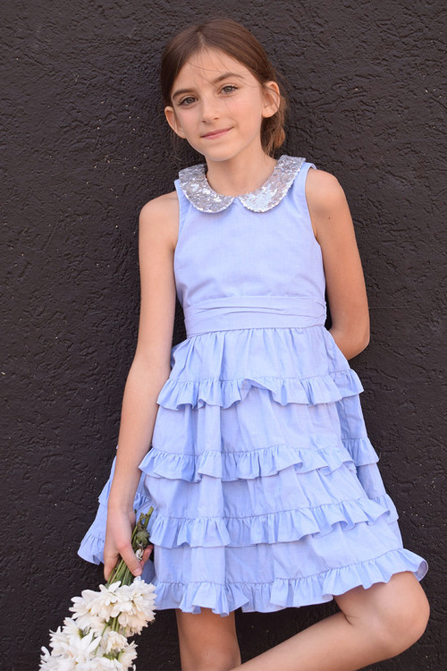 Sophie Catalou Girls Toddler & Kids Rowan Dress 18m-10y Sophie Catalou Girls Toddler & Kids Rowan Dress 18m-10y
