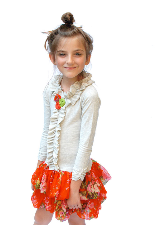 Sample Sale Ecru Ruffle Dress Sample Sale Ecru Ruffle Dress