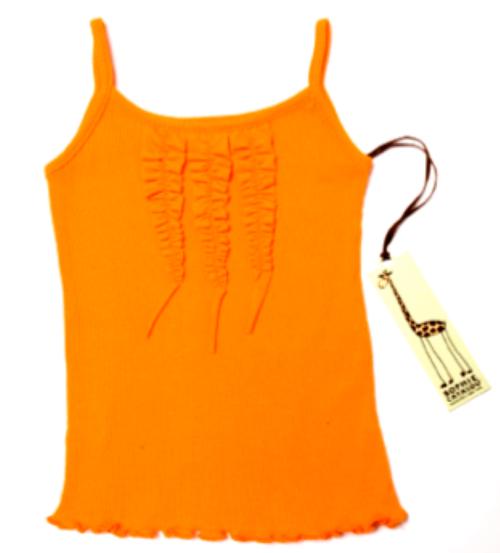 Sample Sale Orange Rib Tank Sample Sale Orange Rib Tank