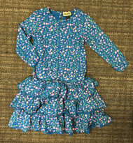 Sample Sale Teal Philly Ruffle Dress