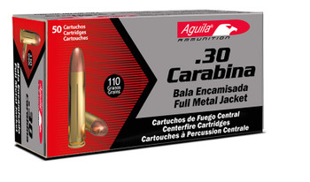 Aguila 30 Carbine 110gr FMJ 250rds Aguila 30 Carbine 110gr FMJ 250rds