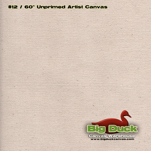 #12/60" 11.5oz Unprimed Cotton Artist Canvas #12/60" 11.5oz Unprimed Cotton Artist Canvas