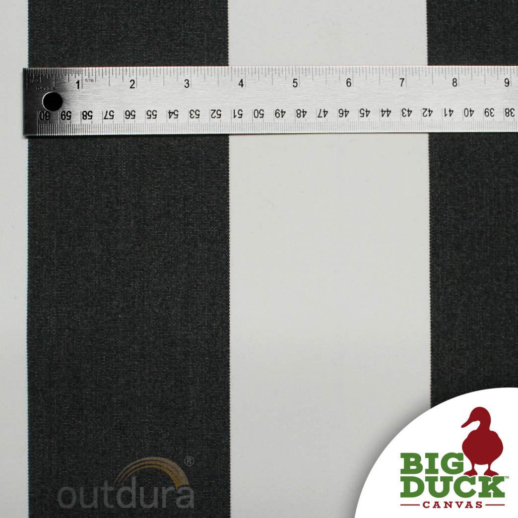 Outdura UV Marine Awning Fabric 925oz 60 Black White Stripe