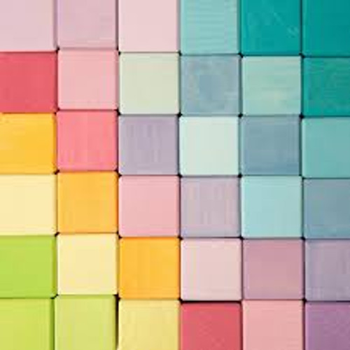 Grimm's Square Blocks - Pastel