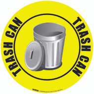 Trash Can Custom Floor Safety Sign Trash Can Custom Floor Safety Sign