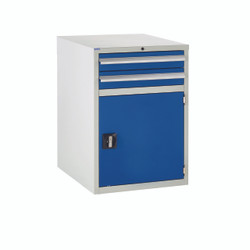 600 Euroslide 2 Drawers & 1 Door Cabinet 600 Euroslide 2 Drawers & 1 Door Cabinet