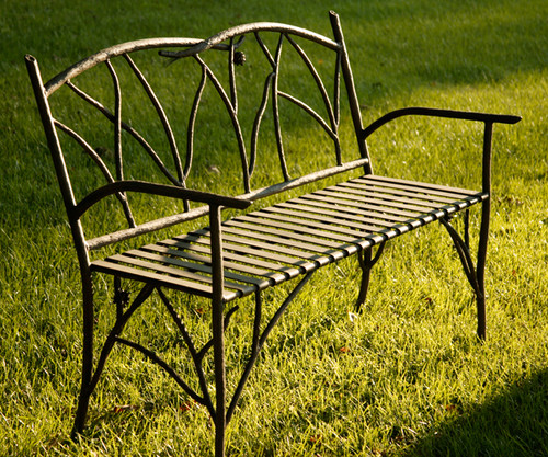 Wrought Iron Bench Seat | Wrought Iron Indoor Bench