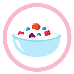 Buy Healthy Lactobacillus & Soil-Based Probiotics Image of a bowl of yogurt with berries in it.