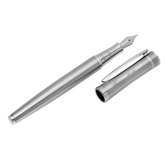Personalized Quality Silver Color Fountain Pen Personalized Quality Silver Color Fountain Pen
