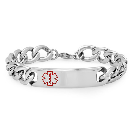 Personalized Medical Alert Bracelet Free Engraving Forevergifts Personalized Medical Alert Bracelet Free Engraving