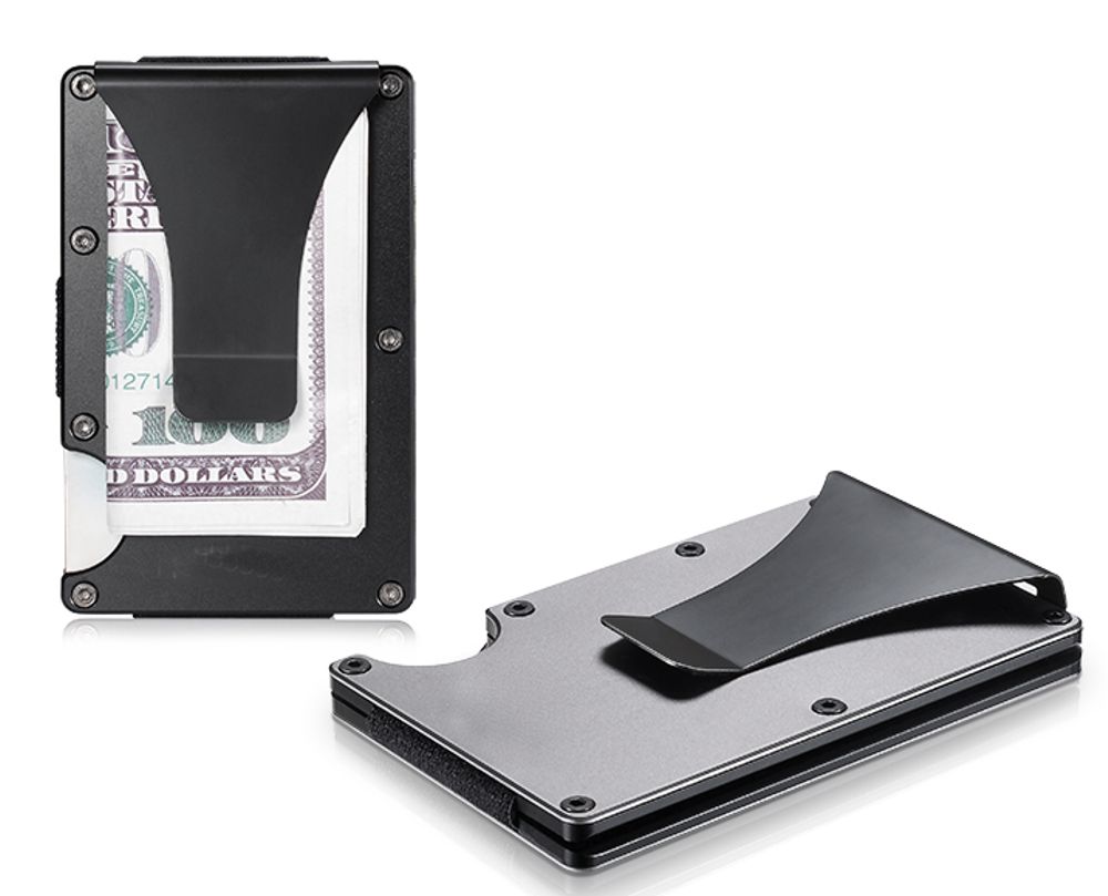 Quality RFID Blocking Slim Travel Wallet Credit Card Holder Money Clip ...