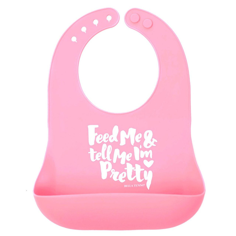 So "treat yo self" to our silicone bibs with adjustable neck and built in mobile snack pouch. oh....did we mention they are dishwasher safe?