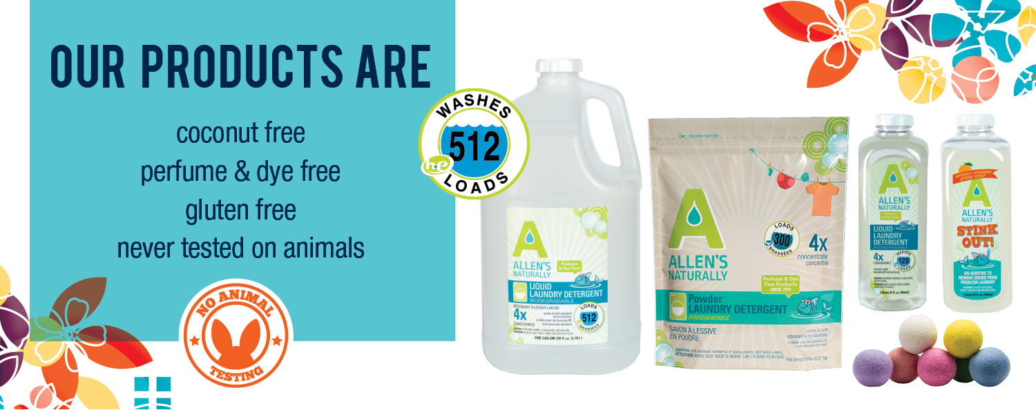 Cloth Diaper Laundry Detergent, Perfume & Dye Free Detergent Allen's