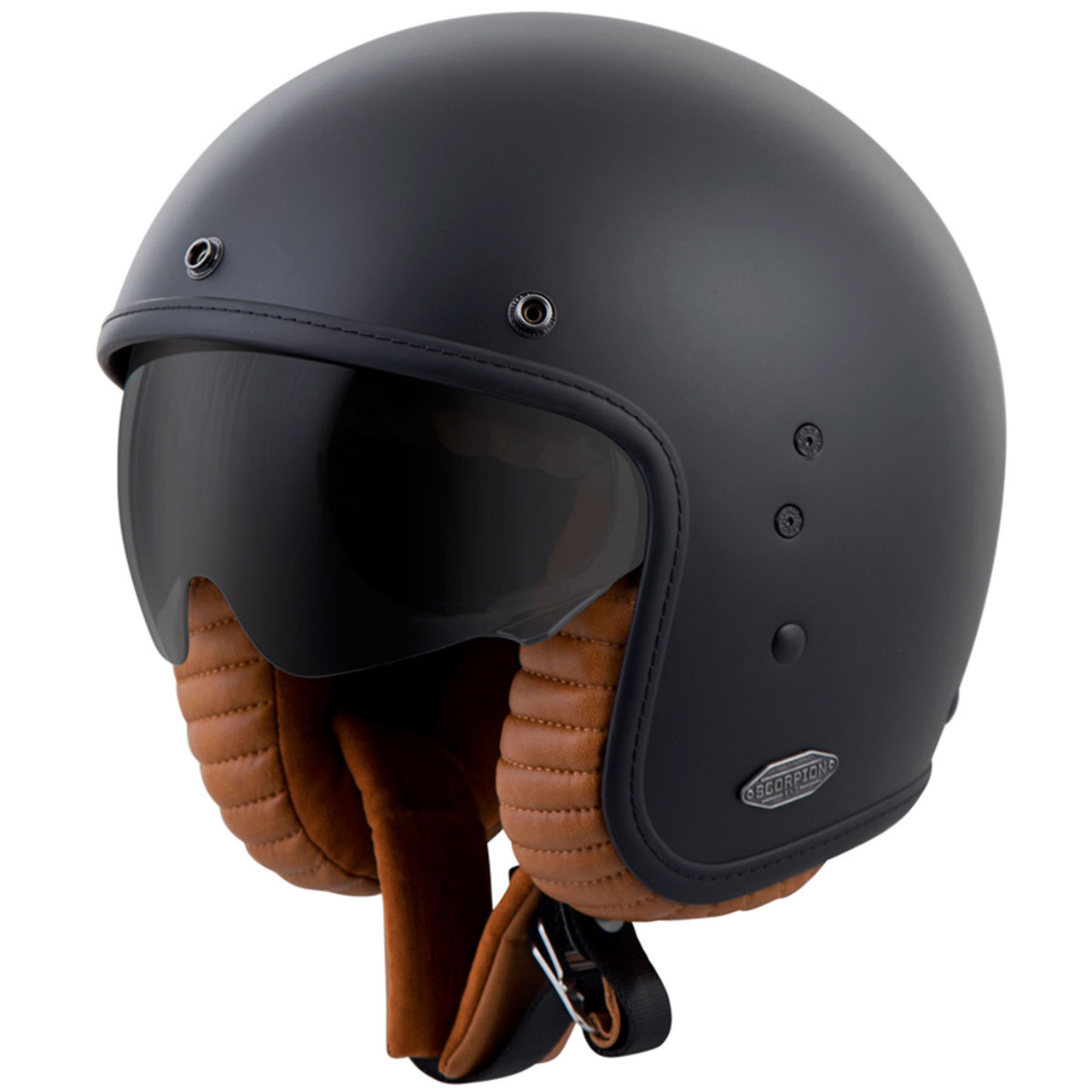 Scorpion Belfast Solids Open Face Motorcycle Helmet - Get Lowered Cycles