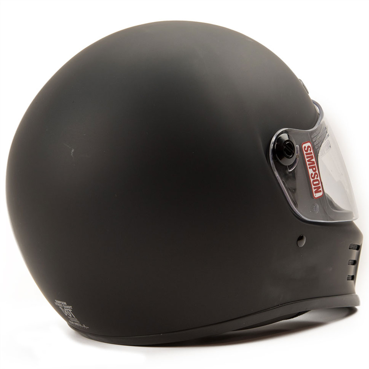 Download Simpson Street Bandit Motorcycle Helmet - Matte Black ...