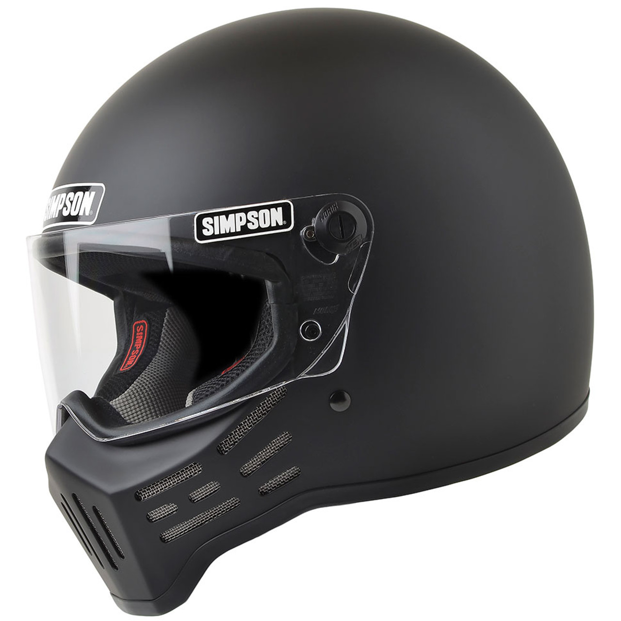 simpson m30 motorcycle helmet matte black get lowered cycles