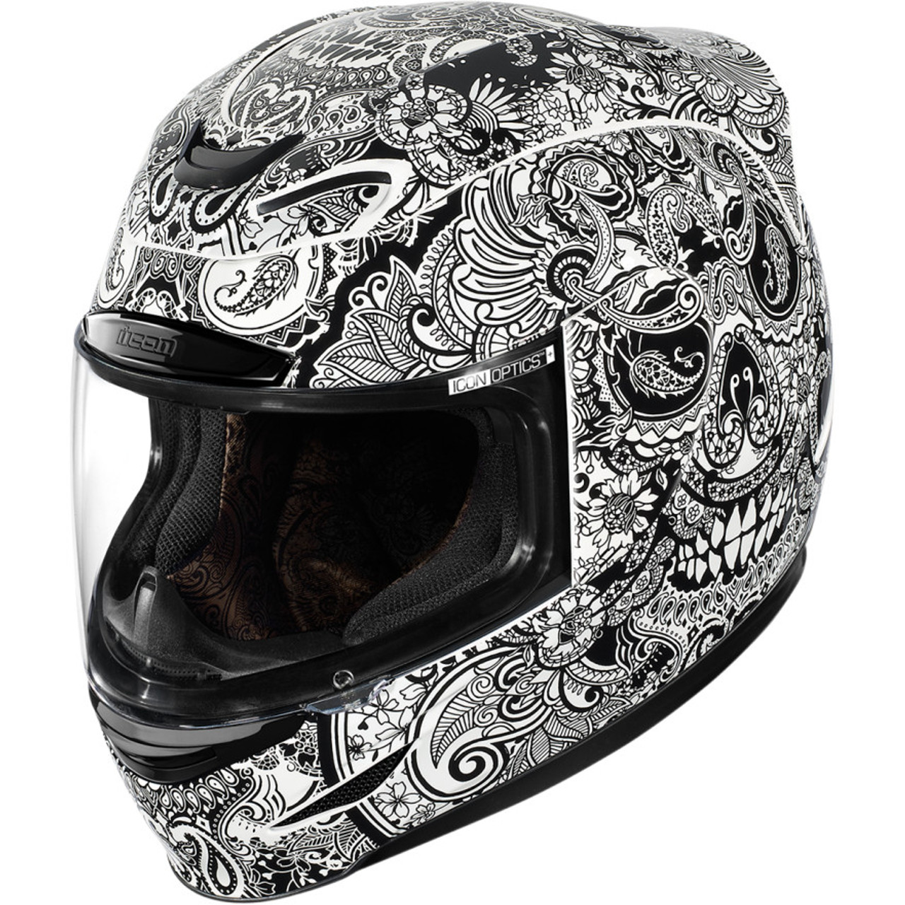 Icon Airmada Chantilly Helmet - White - Get Lowered Cycles