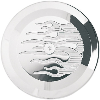 Joker Machine Chrome Flame Air Cleaner Insert for Harley Joker Machine Chrome Flame Air Cleaner Insert for Harley