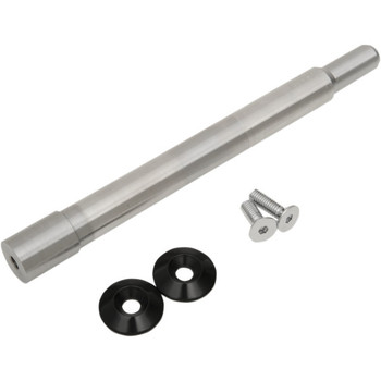 Paul Yaffe Bagger Nation Smooth Anodized Black Yaxle Front Axle for Harley Paul Yaffe Bagger Nation Smooth Anodized Black Yaxle Front Axle for Harley