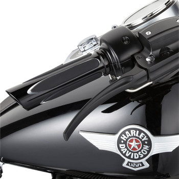 Arlen Ness Deep Cut Comfort Grips for Harley - Black Arlen Ness Deep Cut Comfort Grips for Harley - Black