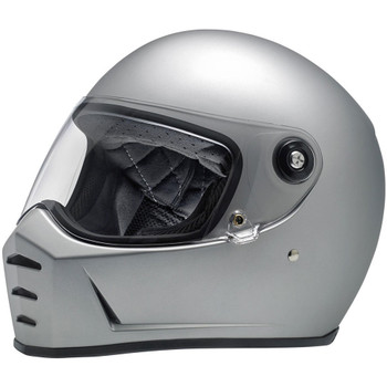 Biltwell Lane Splitter Helmet - Flat Silver Biltwell Lane Splitter Helmet - Flat Silver