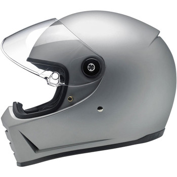 Biltwell Lane Splitter Helmet - Flat Silver Biltwell Lane Splitter Helmet - Flat Silver