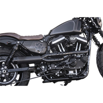 Roland Sands Track 2-Into-1 Exhaust System for 2004-2016 Harley Sportster Roland Sands Track 2-Into-1 Exhaust System for 2004-2016 Harley Sportster