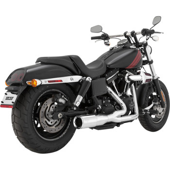 Vance & Hines Hi-Output 2-Into-1 Short Exhaust for 2006-2017 Harley Dyna - Chrome Vance & Hines Hi-Output 2-Into-1 Short Exhaust for 2006-2017 Harley Dyna - Chrome