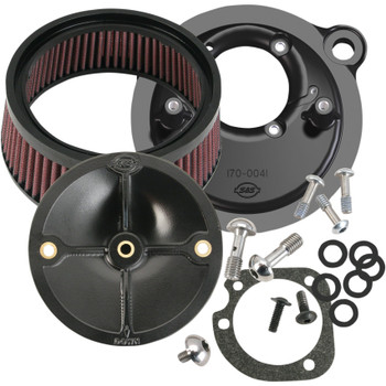 S&S Super Stock Stealth Air Cleaner Kit for 1991-2016 Harley Sportster S&S Super Stock Stealth Air Cleaner Kit for 1991-2016 Harley Sportster