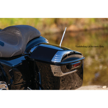 Kuryakyn Tri-Line Saddlebag Lid Accents for 2014-2016 Harley Touring Kuryakyn Tri-Line Saddlebag Lid Accents for 2014-2016 Harley Touring